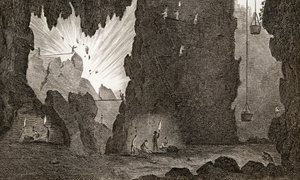 Vista de una mina de hierro, c.1783